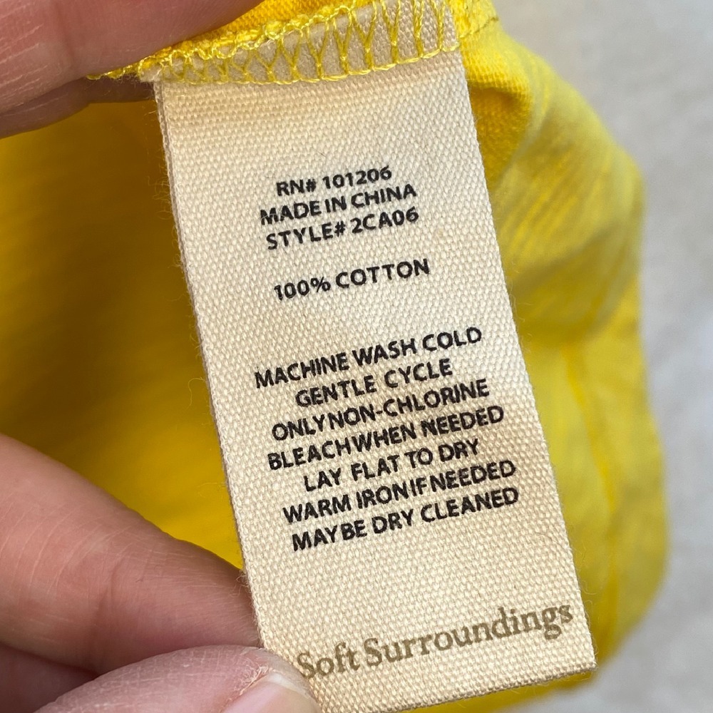 Soft Surroundings Danielle Button Down Sleeveless… - image 8